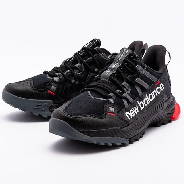 New Balance Shando Ruju Men Black Grey Wide Trail Trainers Running Shoes MTSHARK | eBay