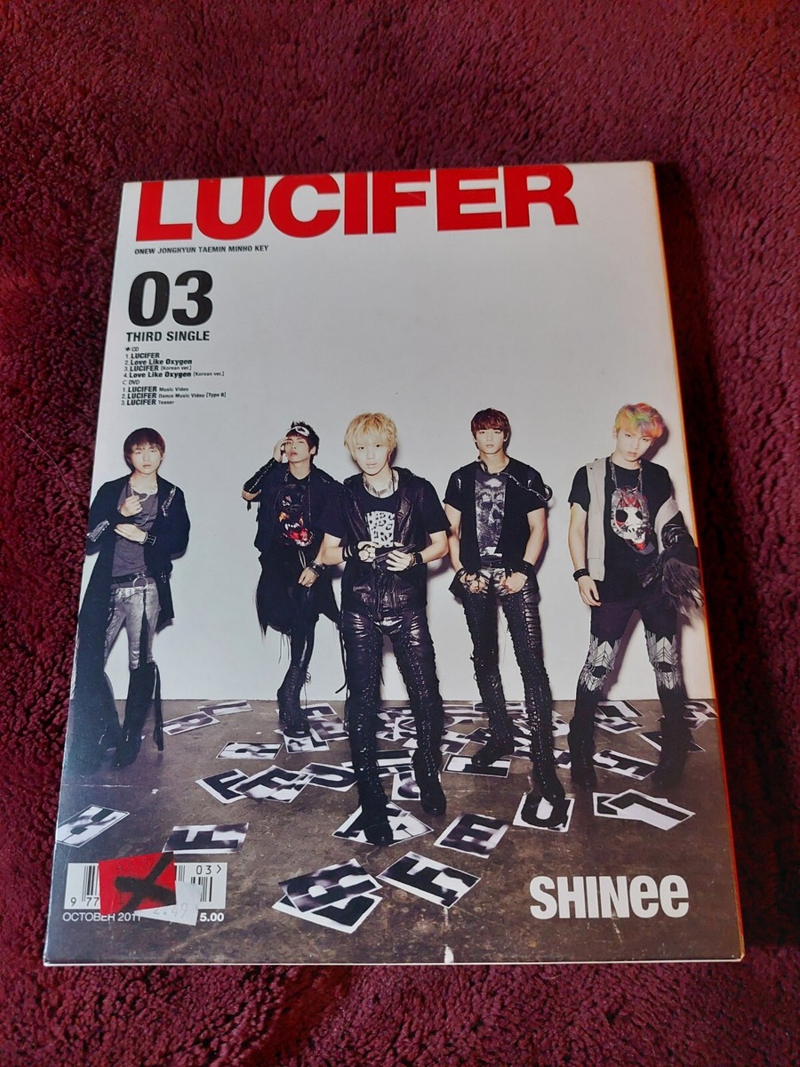 SHINee LUCIFER 03 CD+DVD+PHOTOBOOK JAPAN Type B Limited