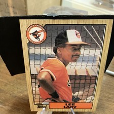1987 Topps #182 Lee Lacy Baltimore Orioles Baseball Card