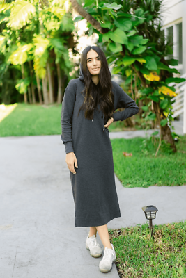 knee length dresses for ladies Rae Hoodie Sweatshirt Dress main image 0
