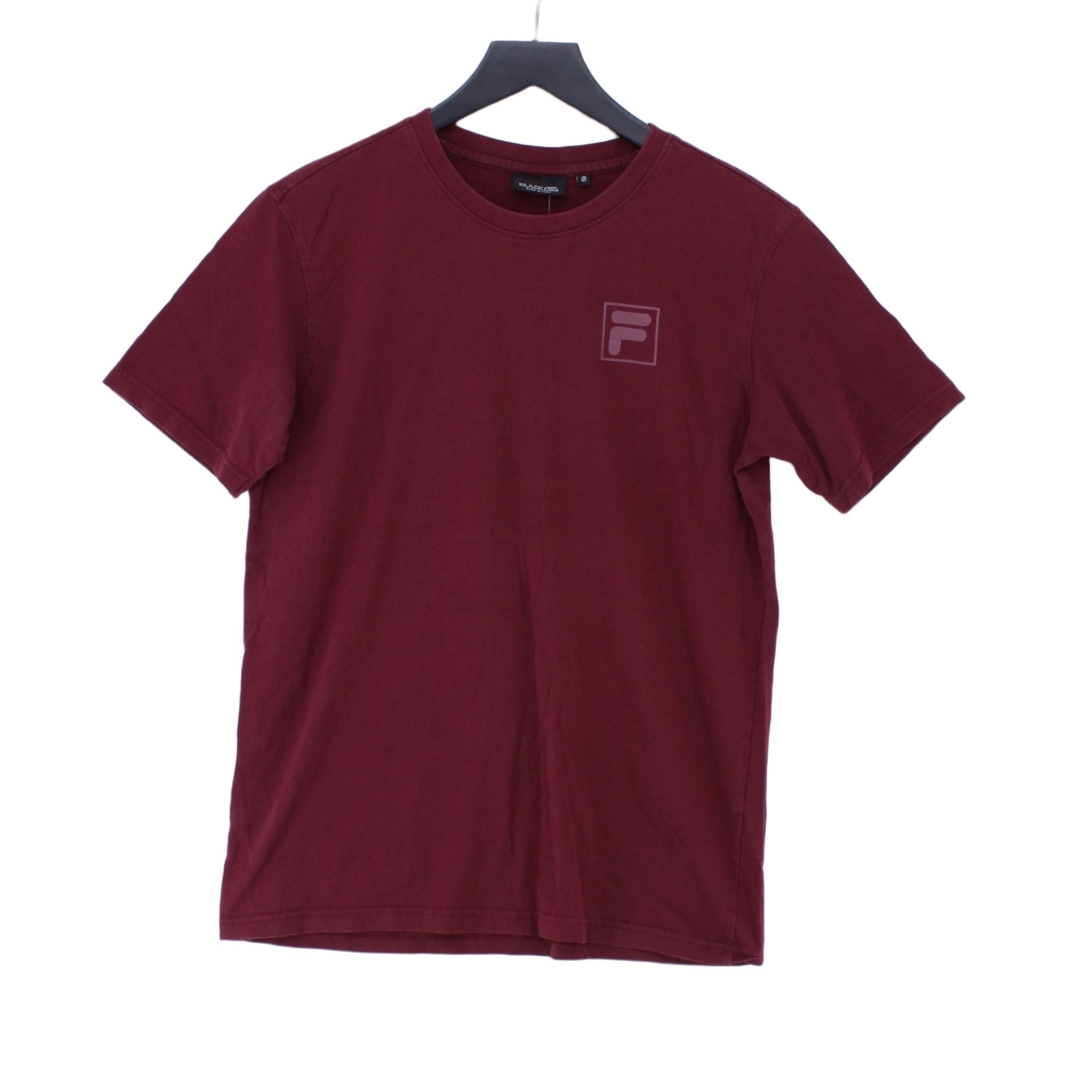 T shirt uomo Fila S viola 100% cotone basic