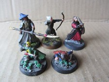 GW Herr der Ringe - 5 Gefährten - bemalt - Kunststoff