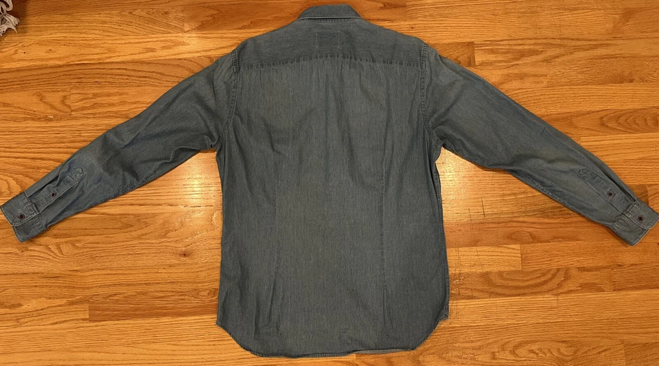 Altea Indaco Denim Shirt, Mens Small, Excellent Condition - Image 4 of 4
