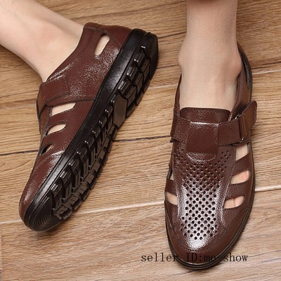 cowhide sandals