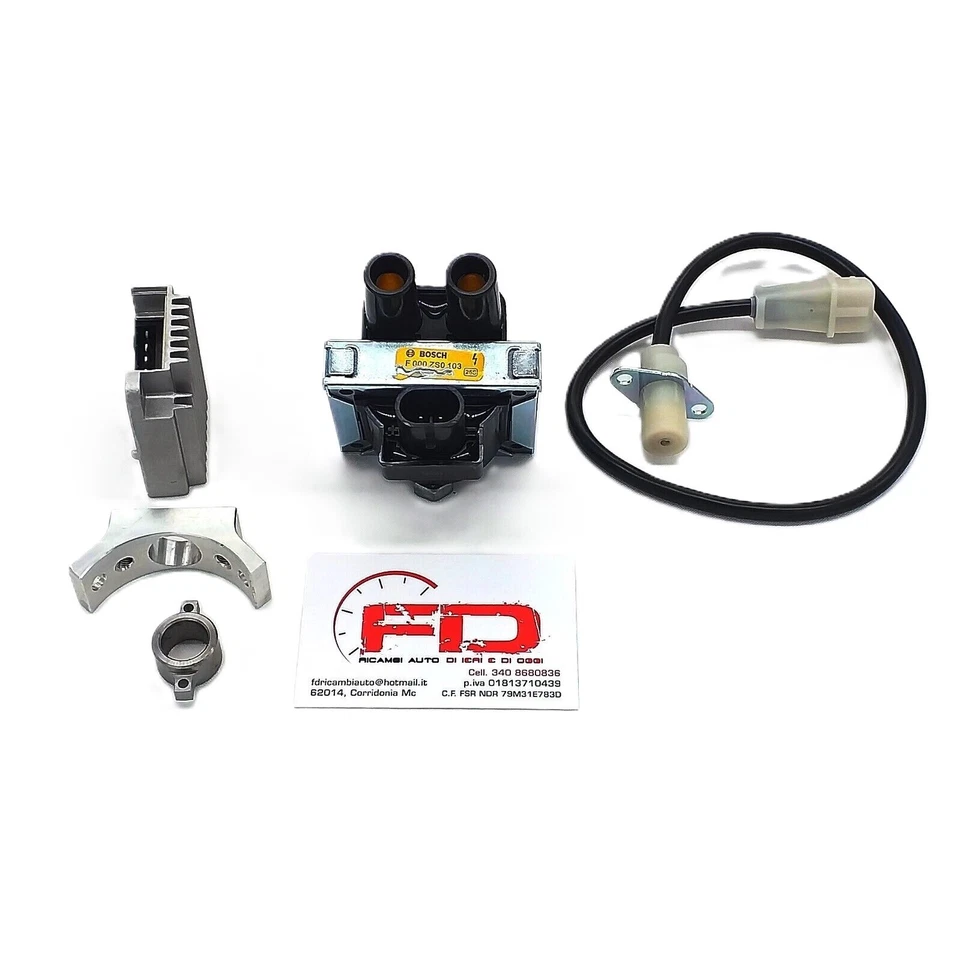 KIT SET ACCENSIONE ELETTRONICA COMPLETO DI ISTRUZIONI PER CABLARE FIAT 500/126 - Immagine 2 di 4