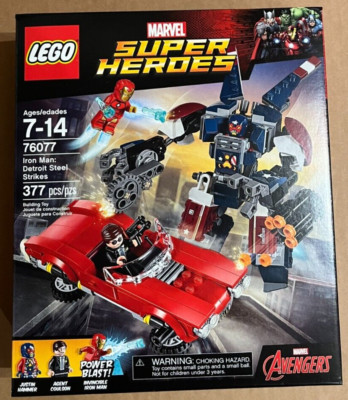 LEGO Marvel Heroes 76077 - IRON MAN DETROIT STEEL STRIKES - Retired New & Sealed