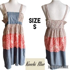 Urban Outfitters Kimchi Blue Womens Dress Boho Cottagecore Patchwork Floral S