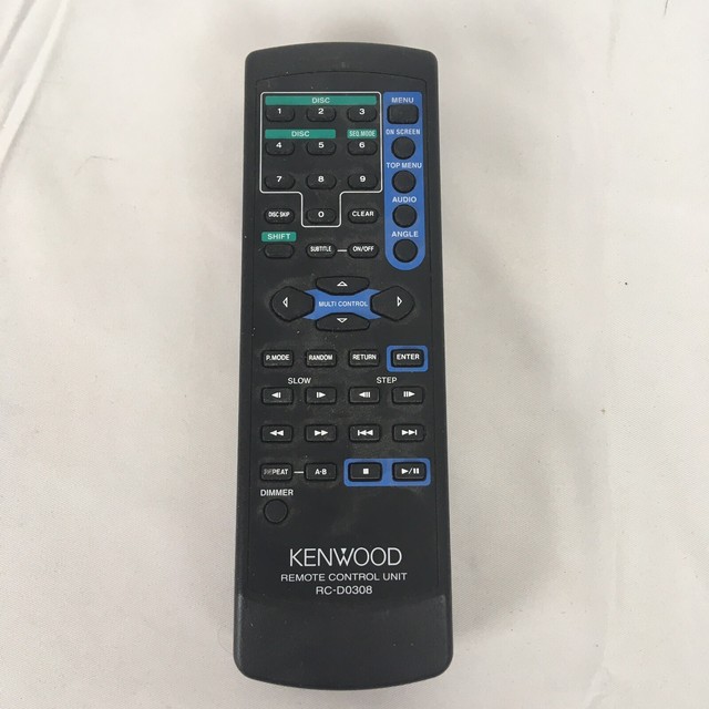 Kenwood RCD0308 Audio Remote Control DV505 DV605 DV705 DVFR5060S HTB705DV eBay