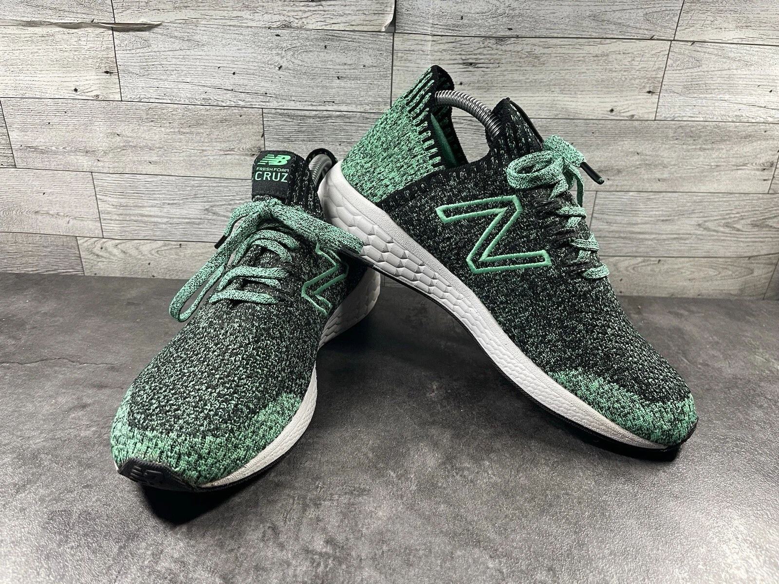 New Balance Sneakers Uomo 8D Fresh Foam Cruz Sockfit Scarpe da Corsa Verde MCRZSLN2