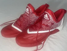 Adidas Crazylight Boost Shoes Red White Speckle SZ 13.5 ( AQ8088 )