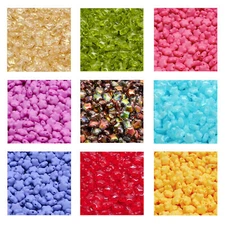 Rutkovsky 111-30380 Flat Star Pressed Beads Czech Glass 6mm Size 10g Pack