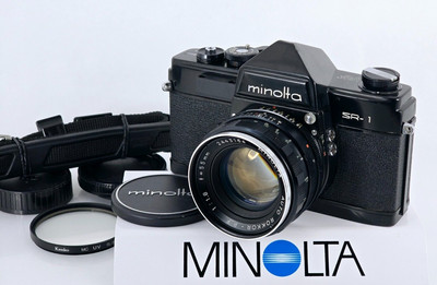  [Near MINT] Minolta SR-1 SLR 35mm Film Camera Auto Rokkor 55mm F1.8 From JP