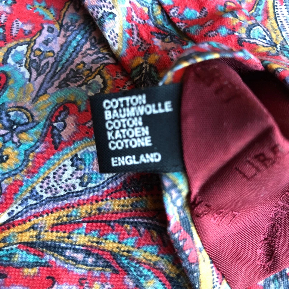 СВОБОДА шеи галстук хлопок Aqua красный розовый синий желтый свадьбы работы подарок 56 «x 4» Великобритании - Изображение 3 из 4