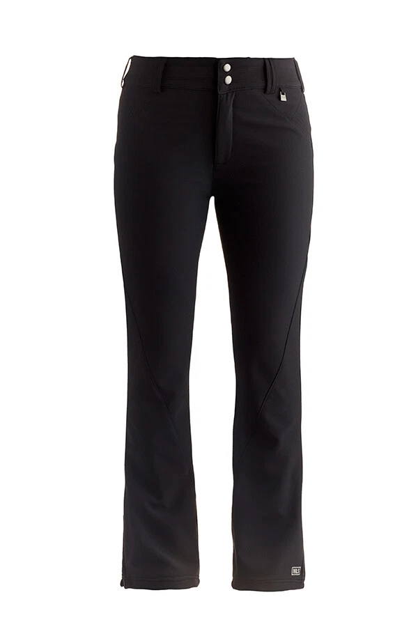 NILS Women's Betty Softshell Ski Snow Pants - Slim Fit - BLACK - #3215