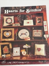 June Grigg Designs Hearts For Stitchin'  Cross Stitch Pattern book 20