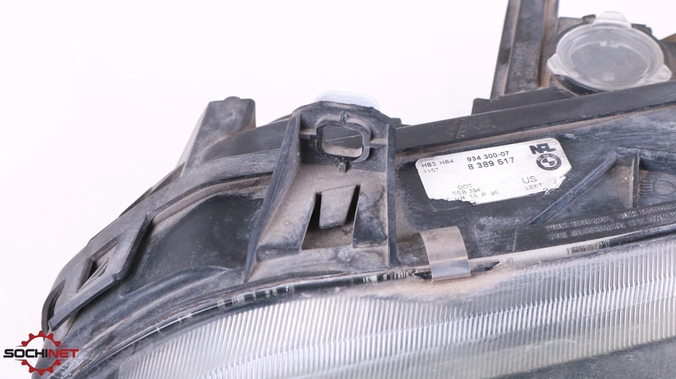 Conjunto de faros halógenos laterales del conductor izquierdo BMW Z3 1997 OEM 8389517 96 98 Foto 2 de 4