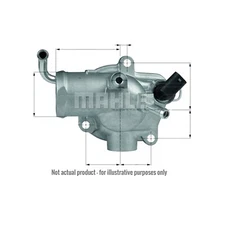 Mahle Coolant Thermostat with Gasket TI32987 for Audi A6 C6 - OE Matching Fit