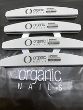 Esponja orgánica para limas de uñas 180/180, esponja Lima Media Luna 180/180 *4 piezas*