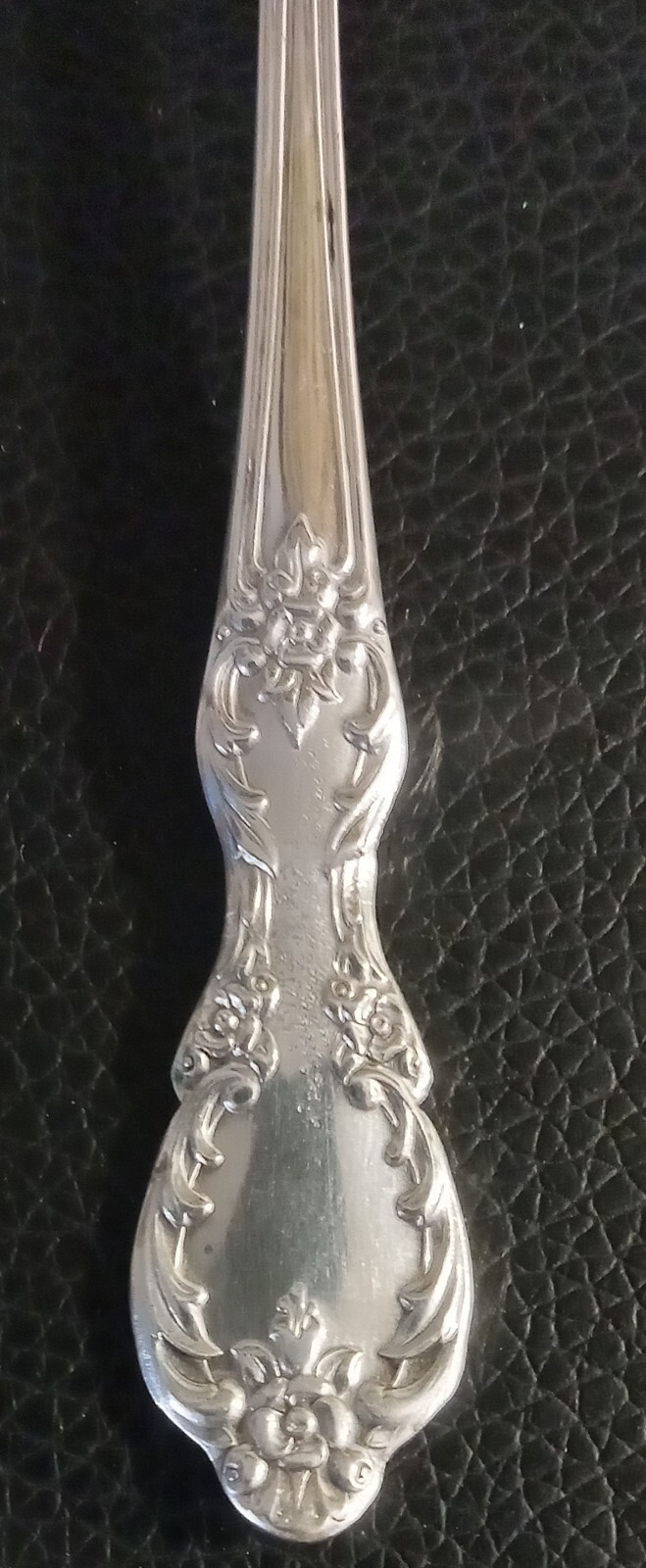 WM Rogers Mfg Co Extra Plate Valley Rose Small  3 Prong Cocktail Fork 5 1/2 inch