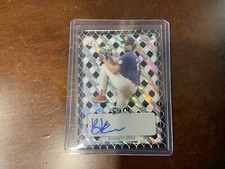 2022 Leaf Perfect Game Marble - Black 1/1 Rookie Auto Barrett Kent