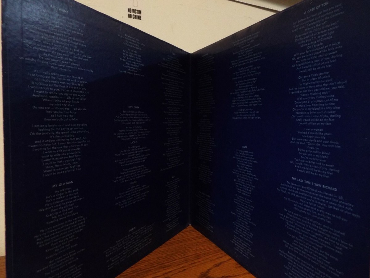 JONI MITCHELL BLUE LP VINYL ALBUM | eBay