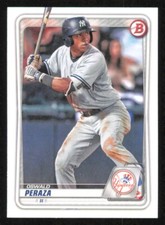 2020 Bowman Draft OSWALD PERAZA Baseball card NEW YORK YANKEES #27