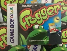 Frogger GameBoy Color Instruction Manual Only