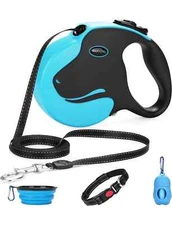 Babyltrl Upgraded Retractable Dog Leash, 360° Tangle-Free Dog Walking Leash for