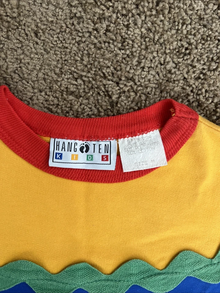 Vintage Hang Ten Kids Designer Girls Outfit in Great Condition Medium - Image 4 of 4