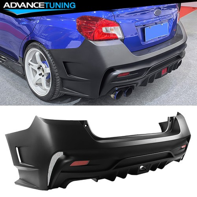 #ad For 15 21 Subaru WRX STI Rear Bumper Cover Varis Style Conversion Replacement $799.99
