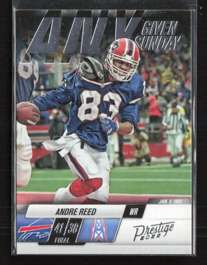 2022 Panini Prestige #18 Andre Reed Any Given Sunday Buffalo Bills (H)