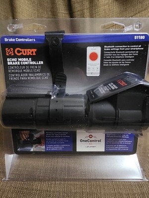 Curt 51180 Echo Mobile Electric Trailer Brake Controller with Bluetooth-Enabled