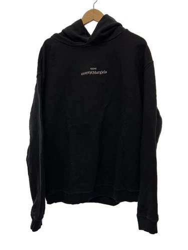 Felpa con cappuccio Maison Margiela 48 cotone nero S50GU167 S25503 usata