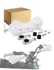 Dirt Bike Hand Guards,Universal Widened 7/8" 22mm and 1 1/8" 28mm white