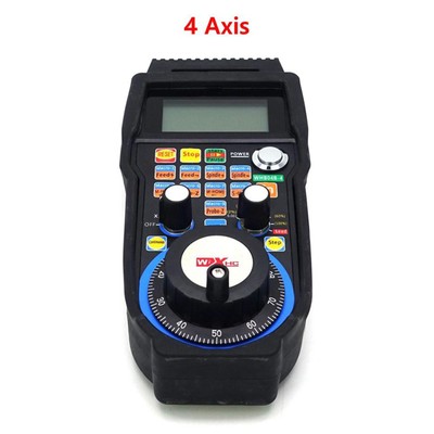Precision Wireless 6 Axis CNC Handwheel XYZABC Control Backlit LCD Display
