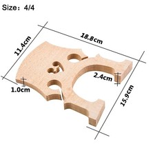 Regular Double Bass Bridge 4/4 Size, Maple Wood, Upright bass Bridge