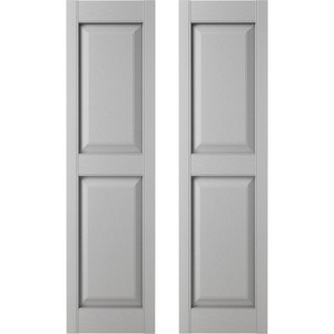 Builders Edge 14.5 in. W x 60 in. H, Custom Two Equal Panels, Raised Panel Sh...