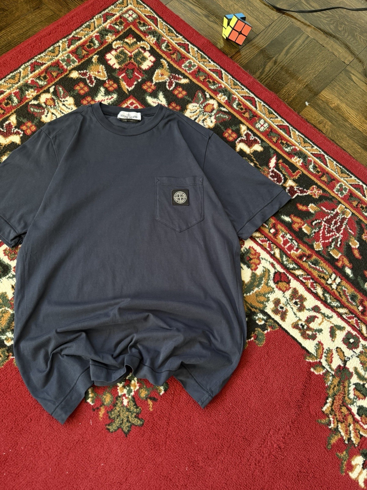 Stone Island Junior Patch Program Navy Blue T Shi… - image 3