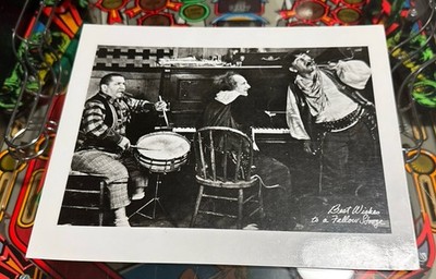The Three Stooges 8 x 10 Best Wishes To A Fellow Stooge Promo 8 X 10