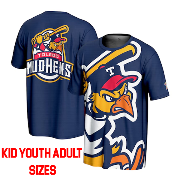 Toledo Mud Hens baseball 3D T-shirt All sizes AOP JJ6212
