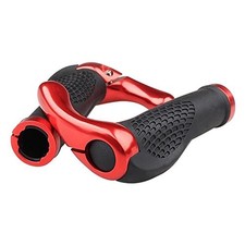 BlueSunshine The Comfiest Ergonomic Bicycle Handlebar Rubber Grips with Red
