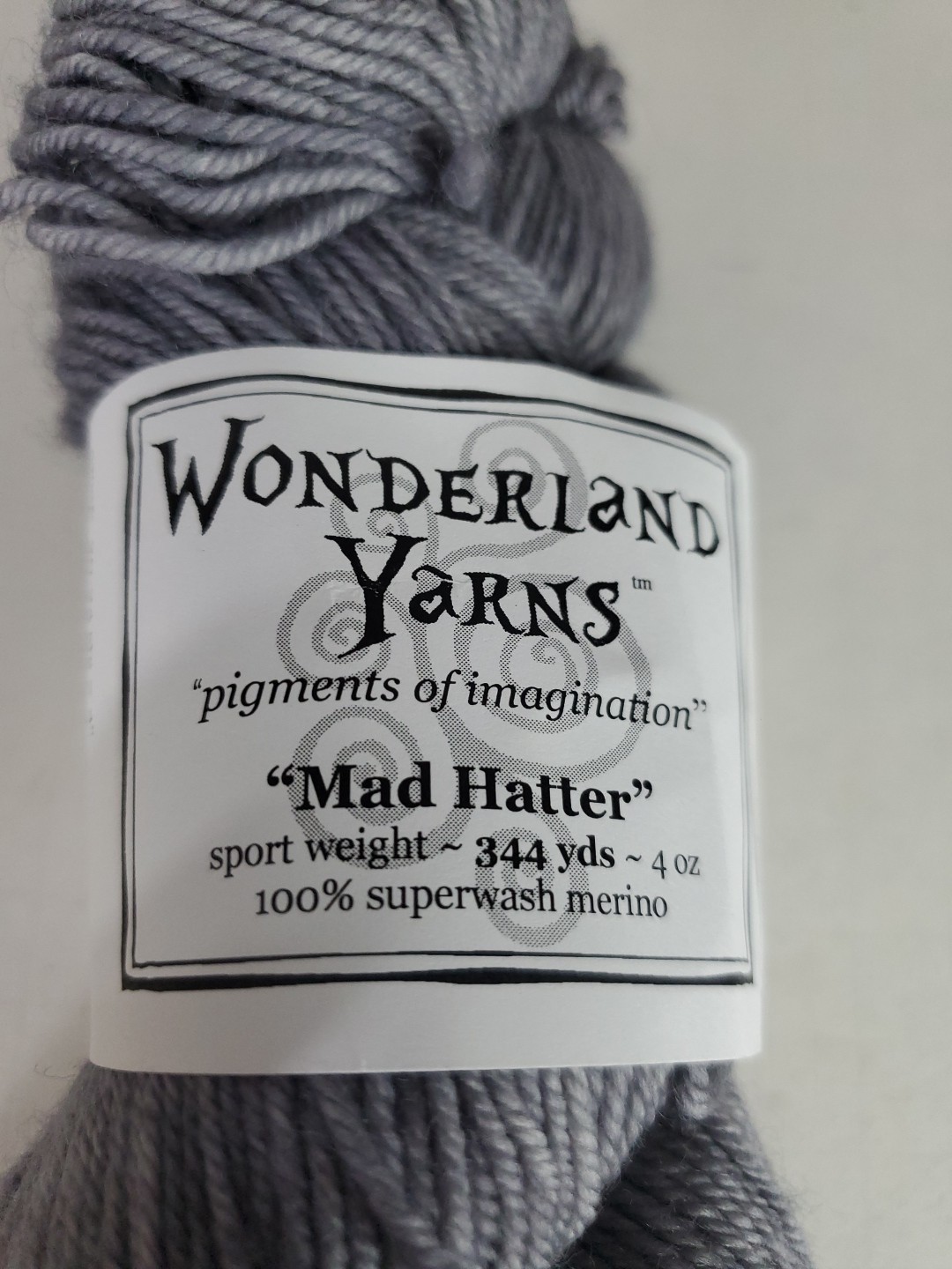 Wonderland Yarns MAD HATTER Pigments Of Imagination #60  344 yards Superwash 