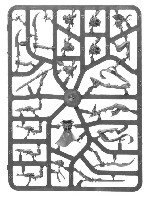 Warhammer 40k Aeldari Ensemble der Harlekine / Harlequin Troupe Miniatures - Bild 2 von 4