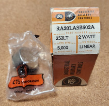 New CTS RA20LASB502A Wirewound Potentiometer 5Kohm NIB 2 Watt