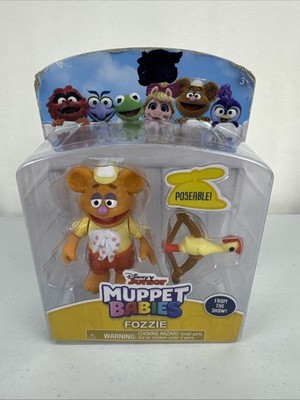 Disney Junior Muppet Babies Poseable Figure Playset FOZZIE NIP Jim Henson NOS
