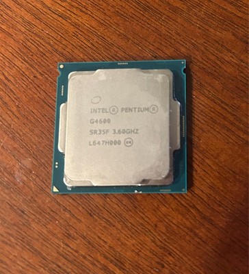 Intel Pentium G4600 CPU @ 3.60GHz