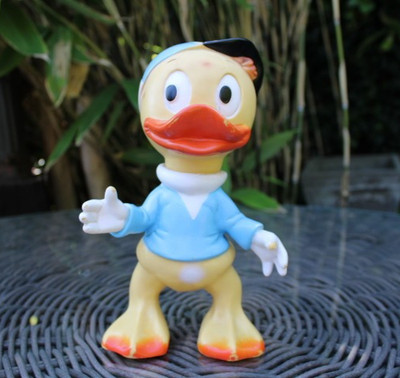 Tick Trick Track Figur Neffe von Donald Duck 24cm  1962  KULT