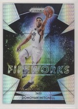 2018-19 Panini Prizm Fireworks Hyper Prizm Donovan Mitchell #16 h3e