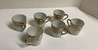 Noritake Demitasse Cups And Saucers, Hand Painted Gold Enamel On Porcelain — photo 6