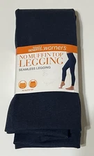 Warner's Women's No Muffin Top Cropped Legging-Denim Heather-2X/3X-NIP
